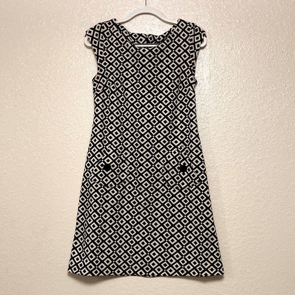 Cream and black dress. R&K originals size 6.